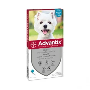 Advantix fiale antipulci e zecche, 4 – 10 KG